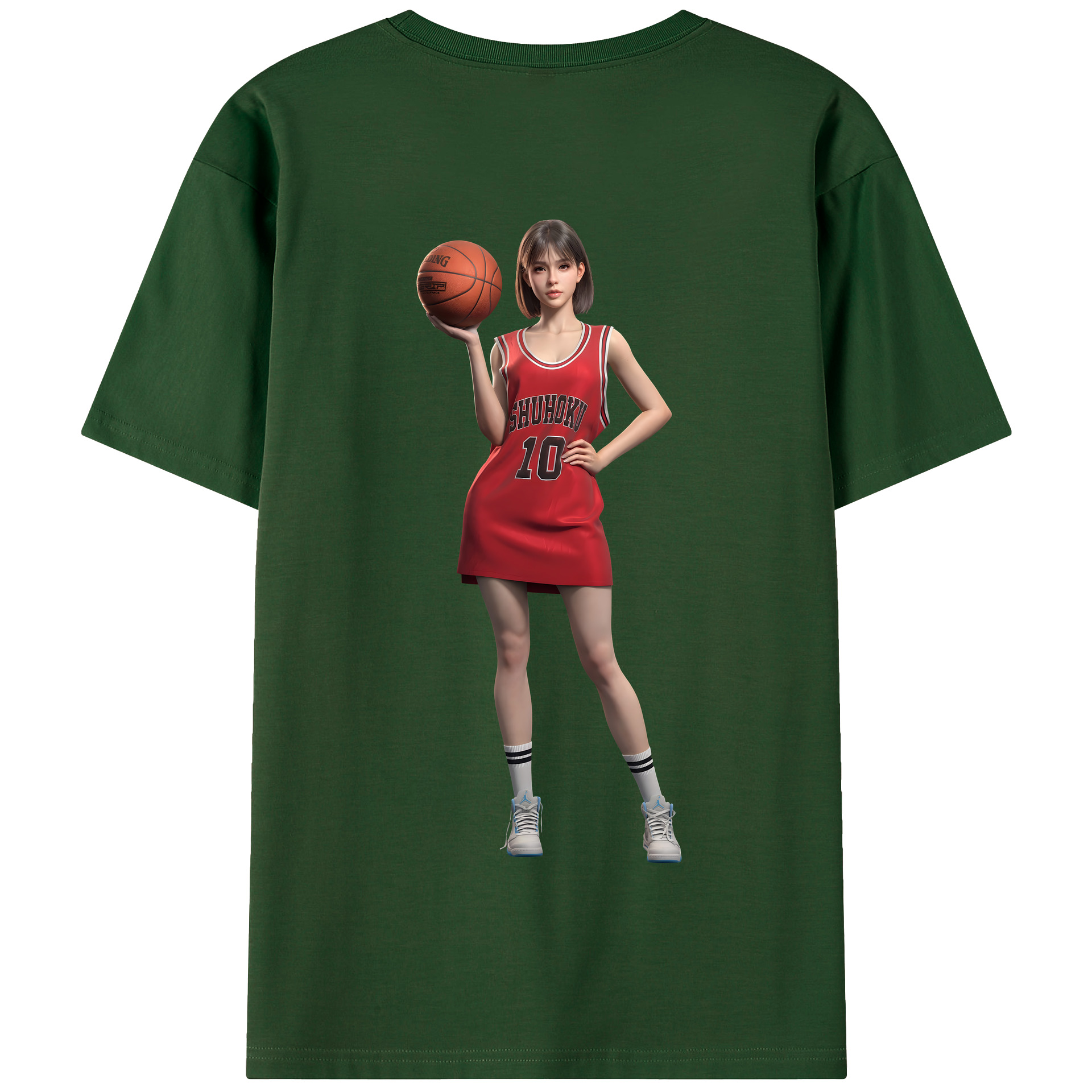 SLAM DUNK／スラムダンク 綿100％半袖Tシャツ（背面プリント）